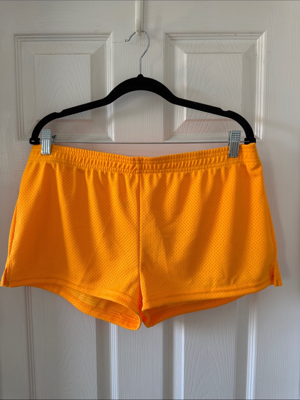 Los Angeles Apparel Bright Orange Athletic Mesh Shorts